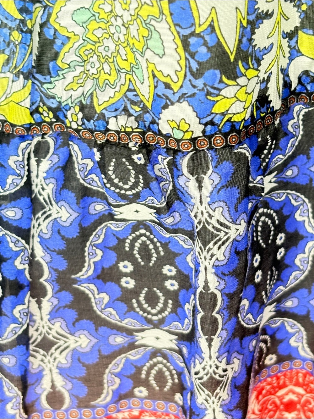 Alice + Olivia Mini Floral Tunic Cocktail Dress M  Ethereal Summer Goth - Picture 10 of 13